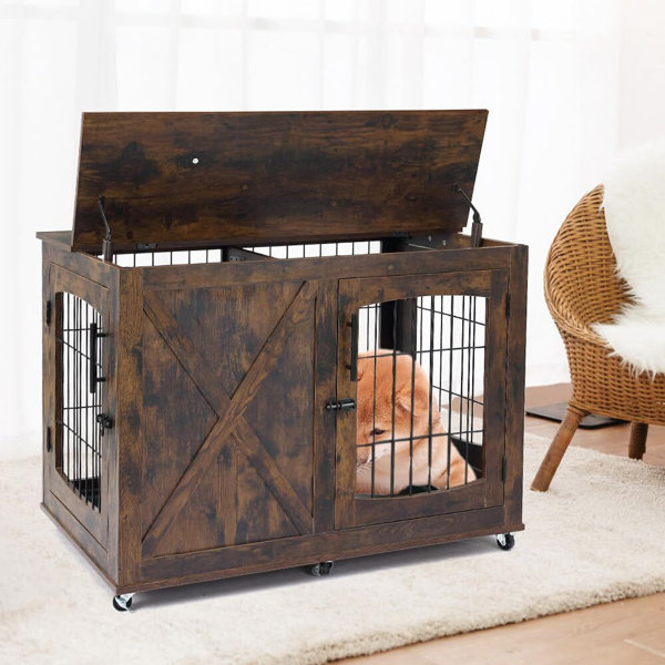 Tucker Murphy Pet™ Dog Crate Furniture With Tray Wayfair